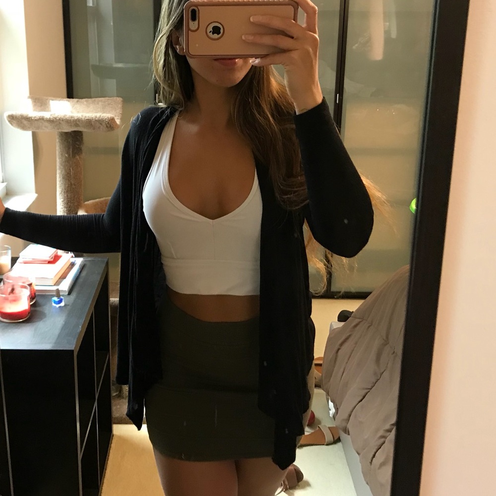 Black lightweight cardigan